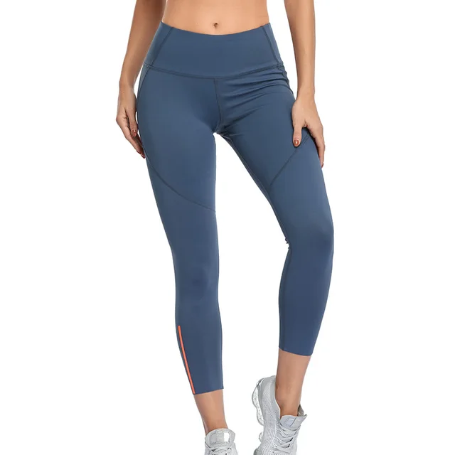 Women's Casual Fashion Tight fitting High waisted Hip lifting Sweatpants Navy Blue - Shop at LoveMi