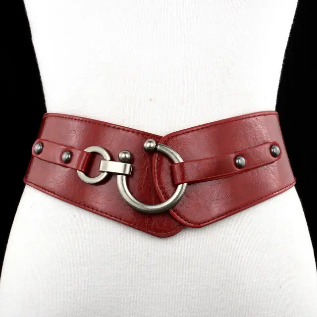 Women's Simple And Versatile Elastic Waistband Red - Shop at LoveMi