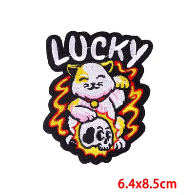 Punk Shark Embroidered Cloth Stickers Patch 7 Style - Shop at LoveMi