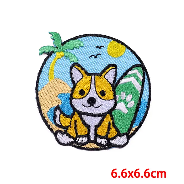 Punk Shark Embroidered Cloth Stickers Patch 8 Style - Shop at LoveMi