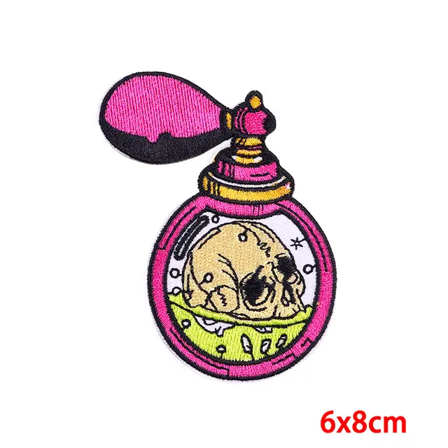 DIY Jacket Motorcycle Clothing Skull Embroidery Cloth Paste Pe7379Ct - Shop at LoveMi