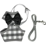 Grey And White Check Bell
