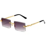 Gold Framed Double Grey