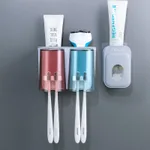 Two Cups And Toothpaste Squeez