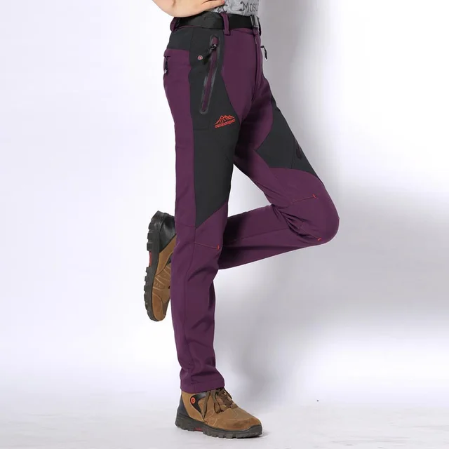 Wind Proof And Waterproof Ski Pants For Women Female Purple - Shop at LoveMi