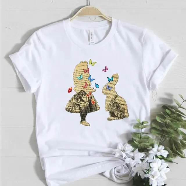Printed Short sleeved Team Uniforms European And American Fabrics White - Shop at LoveMi