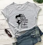 Light Gray T Black