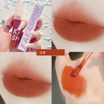 Velvet Matte Matte Lip Glaze Moisturizes And Does Not Easily Stain The Cup 4 Style - Shop at LoveMi