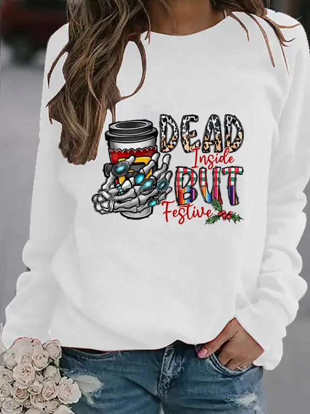 Pumpkin Printed Thin Sweater Women In Europe And America White - Shop at LoveMi