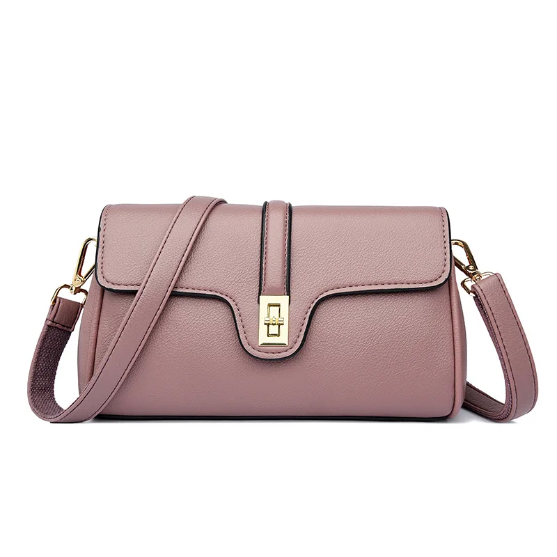 Simple Design Armpit Women's Shoulder Messenger Bag Purple - Shop at LoveMi