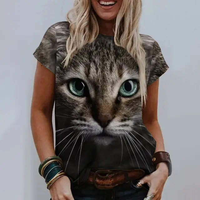 3d Women's Short Sleeve T shirt Top Lttx325 - Shop at LoveMi