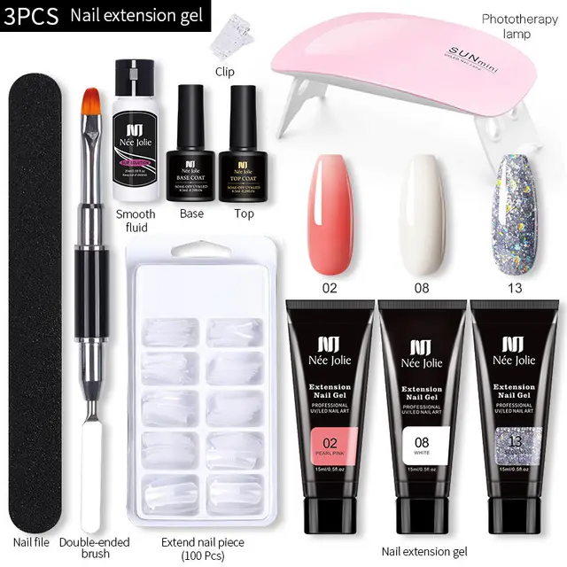 15ml Nail Art Extended Glue Set Phototherapy Gel Elevenpieceset13 - Shop at LoveMi