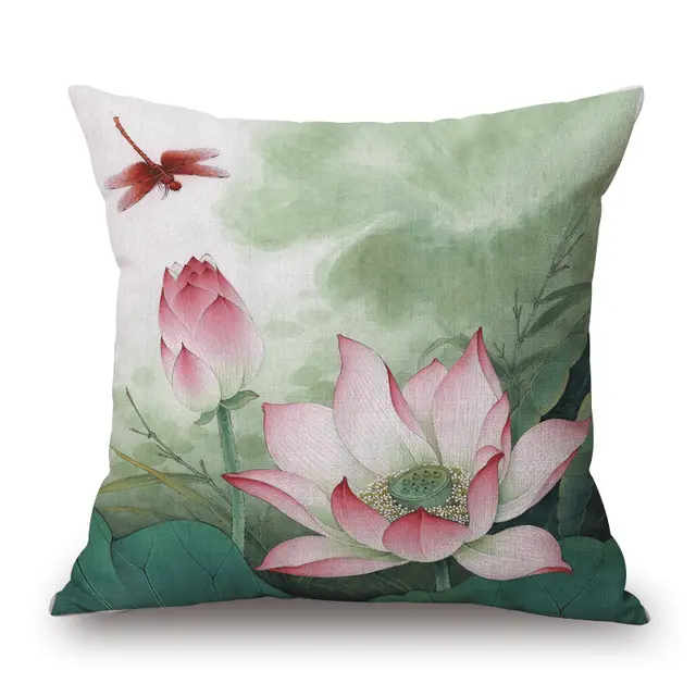 Pastoral Cotton Linen Sofa Pillow Cushion Office Waist Creative Activities Gift Cover - Shop at LoveMi