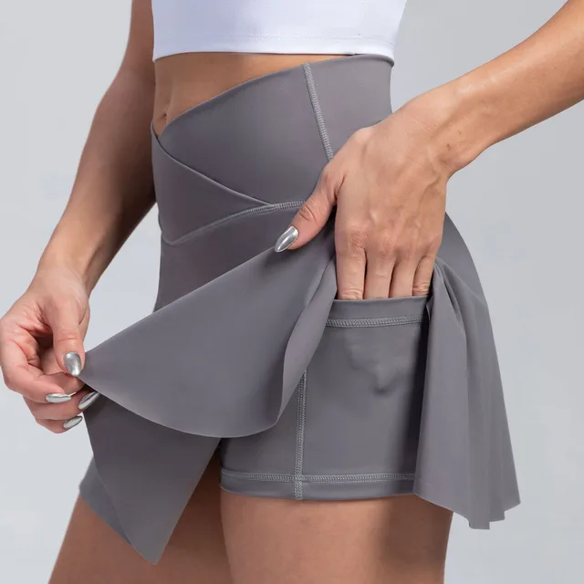 Yoga Shorts Grey - Shop at LoveMi