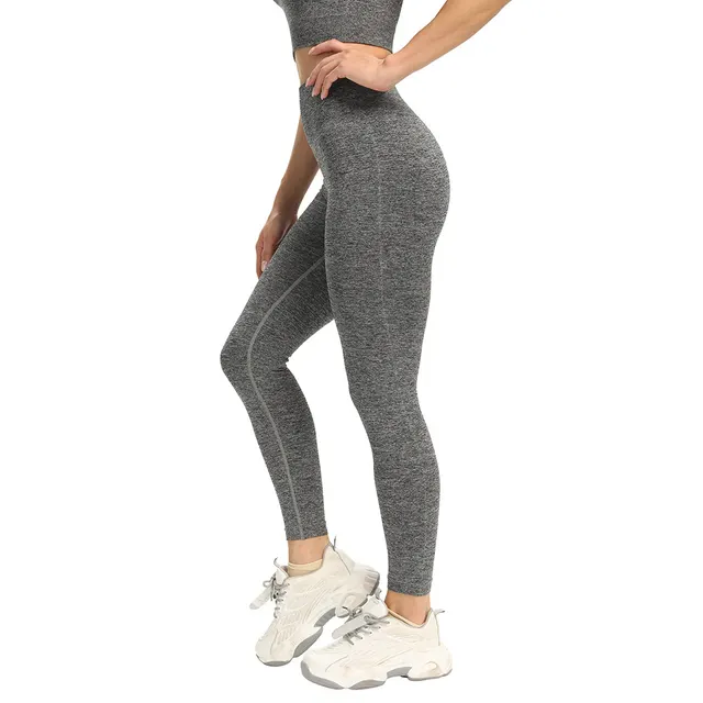 Exercise Fitness Slimming Butt Lifting Yoga Pants Grey - Shop at LoveMi