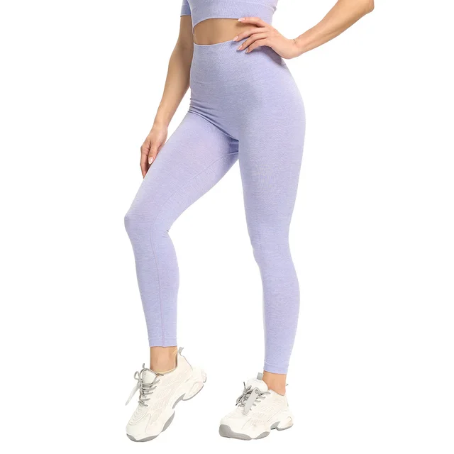 Exercise Fitness Slimming Butt Lifting Yoga Pants Purple - Shop at LoveMi