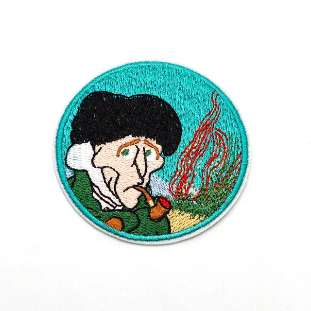 Cartoon Embroidered Dress Applique Embroidery Cloth Sticker Style C - Shop at LoveMi