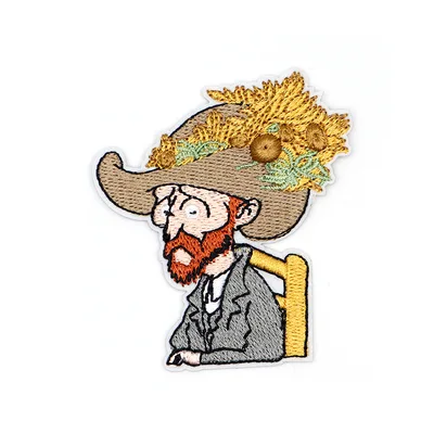 Cartoon Embroidered Dress Applique Embroidery Cloth Sticker Style F - Shop at LoveMi