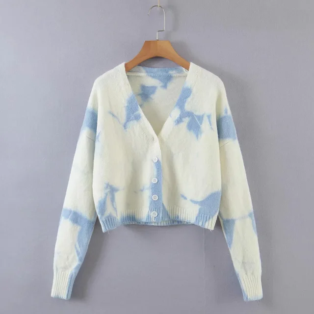 V Neck Trim Sweater Knit Woman's Style White - Shop at LoveMi