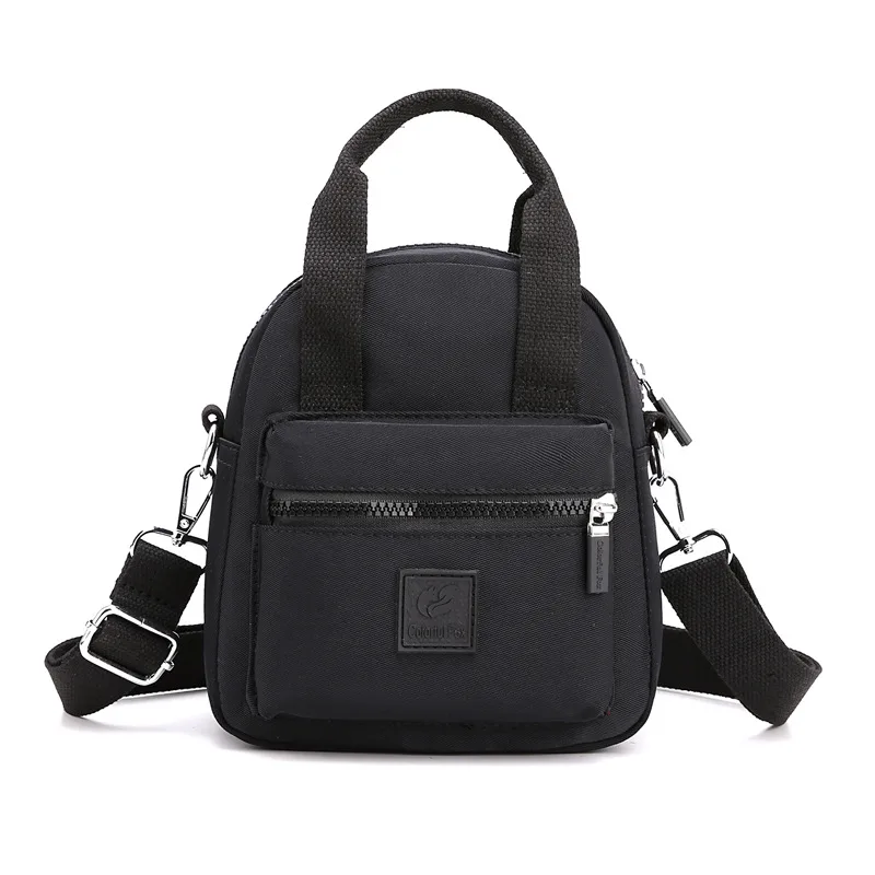 Fashion Trend Shoulder Bag Waterproof Nylon Black - Shop at LoveMi