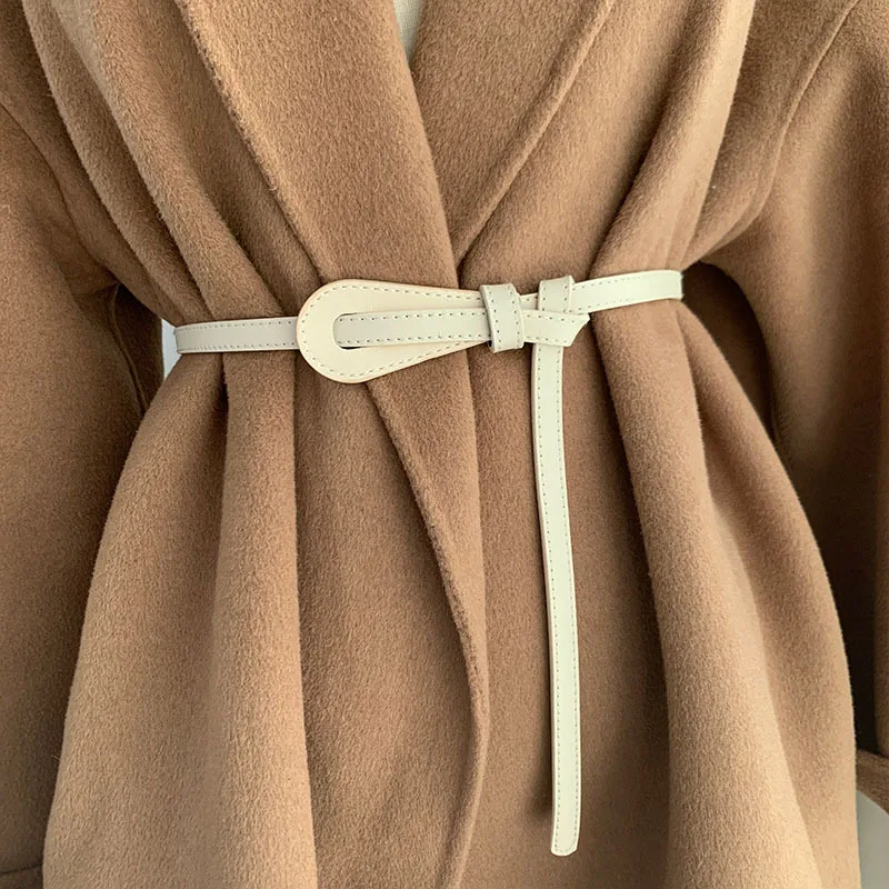 Fashion Simple Ladies Belt Tide Retro Beige - Shop at LoveMi
