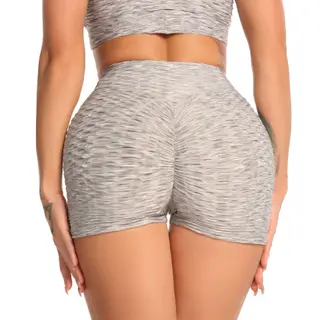 Leisure Fitness Three Part Yoga Pants - Light Gray