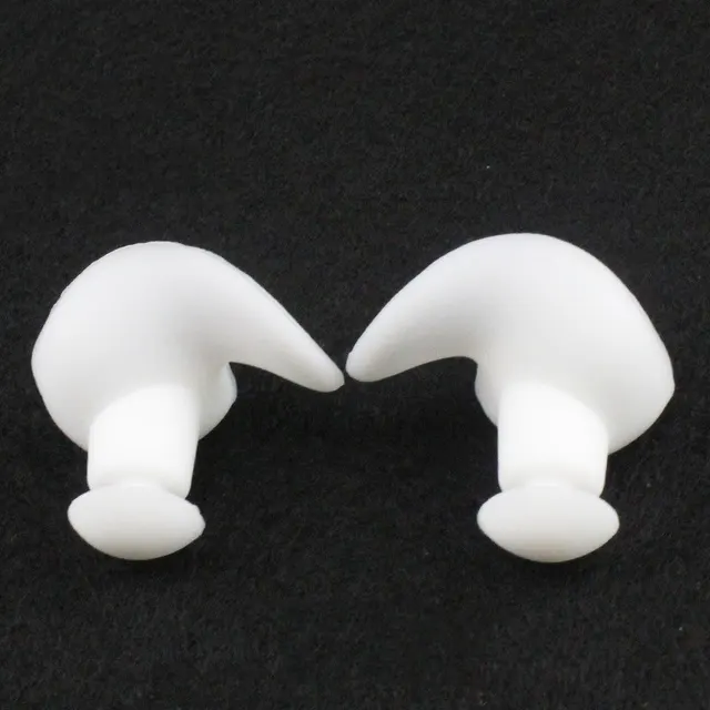 Swimming Silicone Spiral Ear Plugs White - Shop at LoveMi