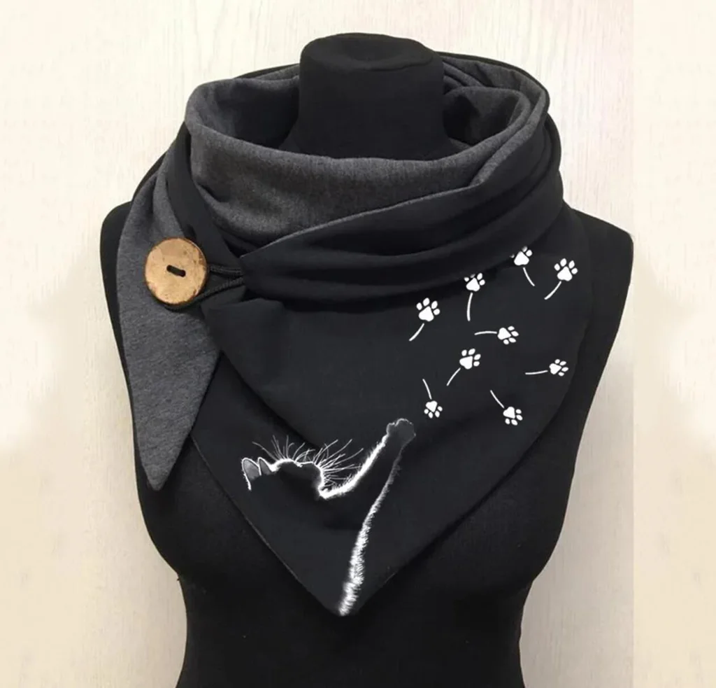 Malaysian Warm Button Turban Scarf - 8Color