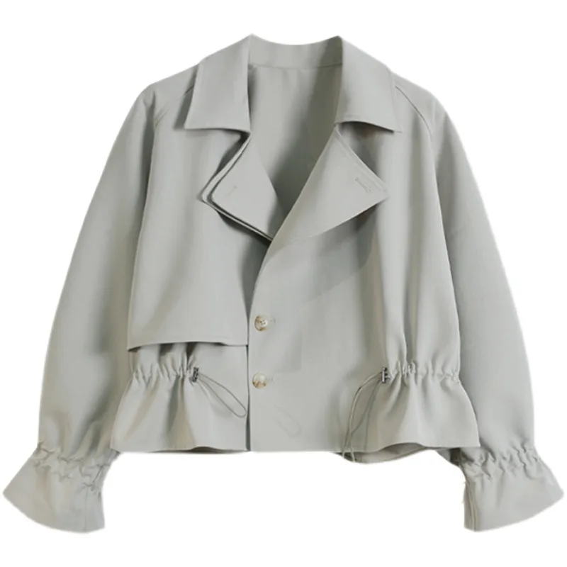 Short Windbreaker Japanese Loose Jacket - Color On The Picture