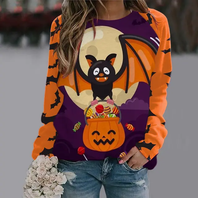 Women's Printed Long Sleeve T shirt Wxy271437 - Shop at LoveMi