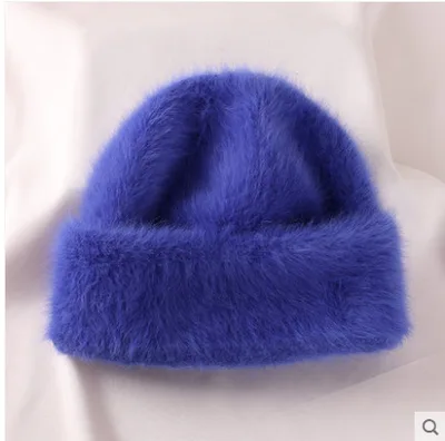 Hundreds Of Warm And Cute Woolen Knitted Hat Woolen Blue - Shop at LoveMi