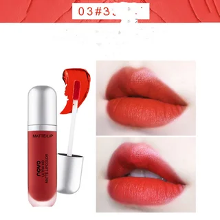 NOVO Cream Ice Cream Velvet Matte Lip Lacquer Female Student - 3 Rotten Tomato