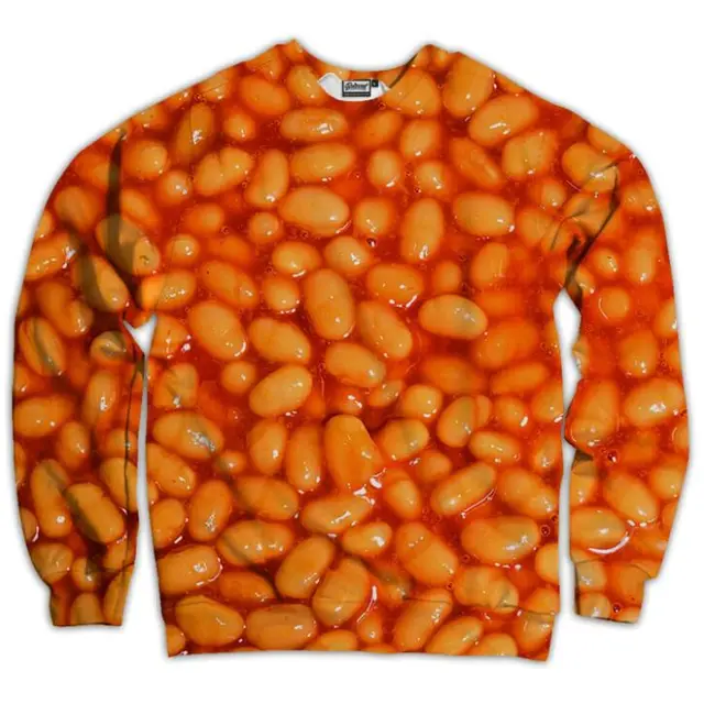 3D Geometric Pattern Printed Casual Oversize Round Neck Sweater Picture Color - Shop at LoveMi