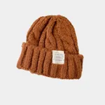 Pure Japanese Fried Dough Twist Wool Warm Ear Protection Knitting Headgear - Orange