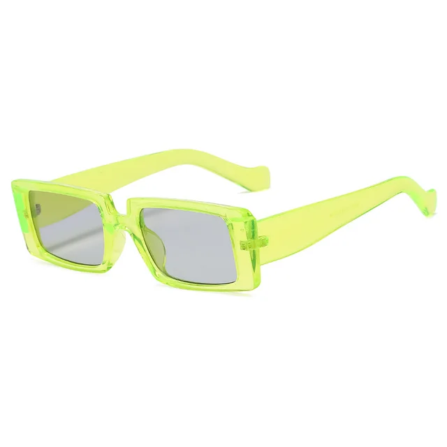 Street Photo Of Retro Square Sunglasses C02 - Shop at LoveMi