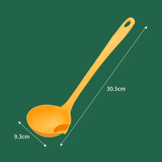 Oil Separating Spoon Soup Creative Kitchen Yellow - Shop at LoveMi