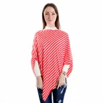 Orange Narrow Striped Triangle