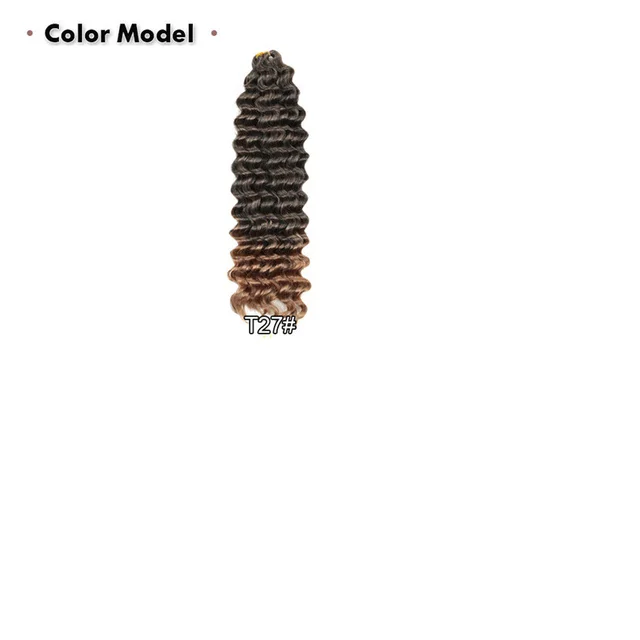 African Wig 22 Inch Deep Twist Water Wave Pattern 22Inch 27 - Shop at LoveMi