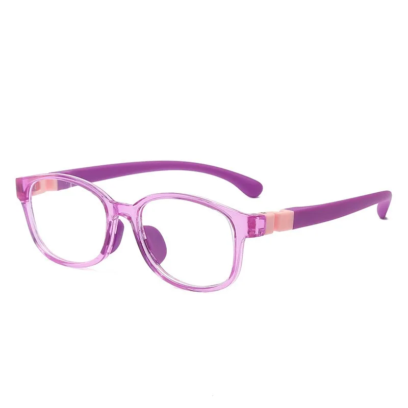 Removable Silicone Glasses Frame For Children - Purple Box