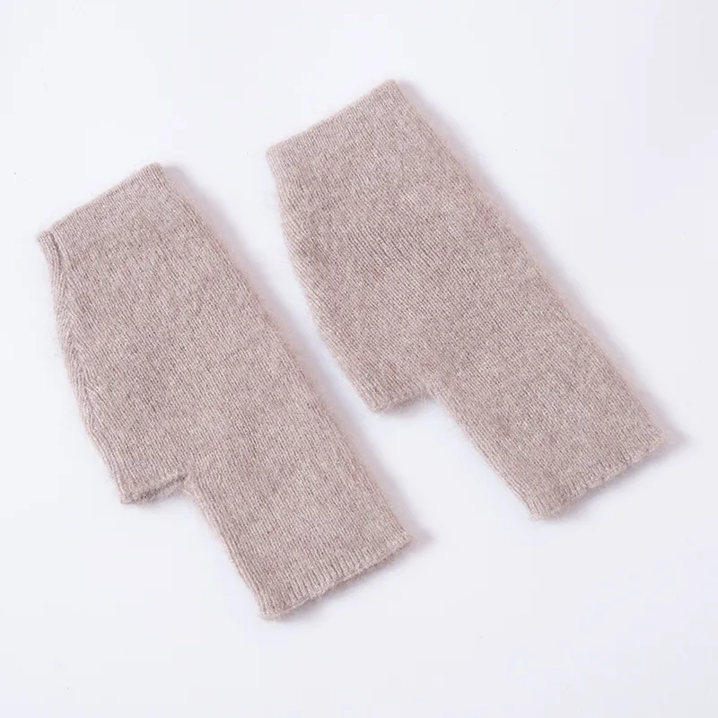 Mink Mittens Are Cute For Girls In Winter - Camel
