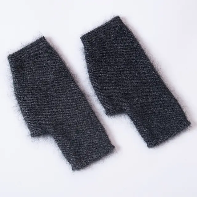 Mink Mittens Are Cute For Girls In Winter Dark Grey - Shop at LoveMi