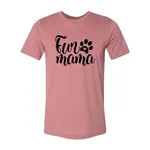 Short Sleeve Fur Mother T-shirt - Pink