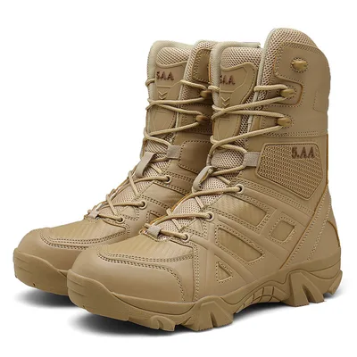 Big Size Outdoor Mountaineering Training Combat Boots Man Sand 47 - Shop at LoveMi