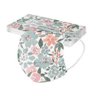 Disposable Facial Mask Spring Printing Mask