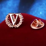 Gold V Shaped