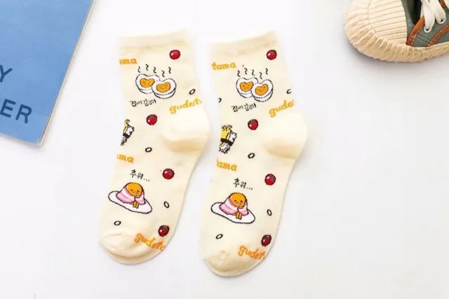 Cartoon Cute Japanese And Korean Girl Heart Socks Very - Shop at LoveMi