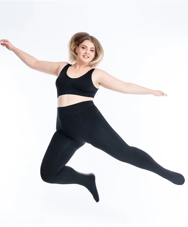 Full Size Leggings With Velvet And Thickening Even Black Socks - Shop at LoveMi