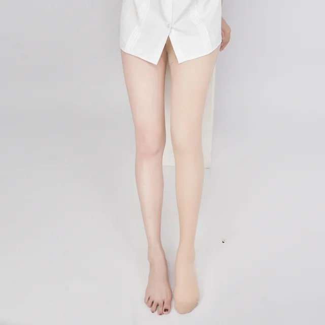 Double Bare Leg Socks Artifact Autumn Winter Pantyhose White Skin Jumpsuit - Shop at LoveMi