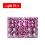 Christmas Matte Decorative Ball - Light Pink