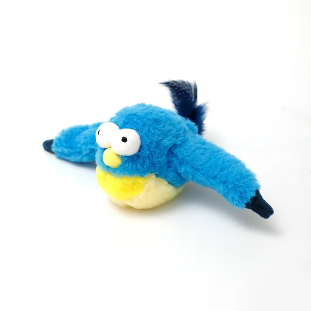 Pet Plush Toy Making Sound Electric Fish Jumping Winged Bird Jojo - Shop at LoveMi